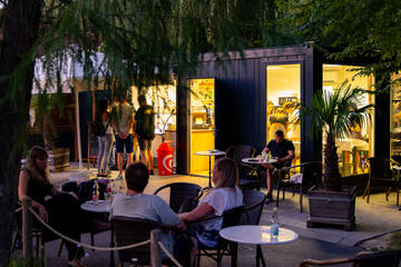 Café at the Full Moon Festival at Tierwelt Herberstein.