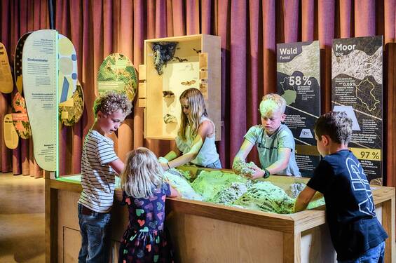 Children explore the House of Biodiversity at Tierwelt Herberstein (c) mavric