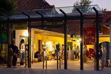 Entrance to the Full Moon Festival at Tierwelt Herberstein.