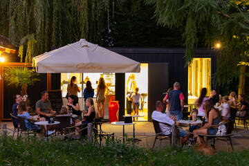 Café at the Full Moon Festival at Tierwelt Herberstein.