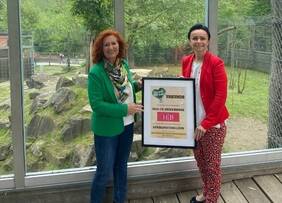 Sponsorship Ceremony with Mag. Dr. Heike Berger and Managing Director Doris Wolkner-Steinberger