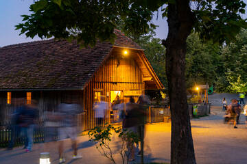 Park at the Full Moon Festival at Tierwelt Herberstein.