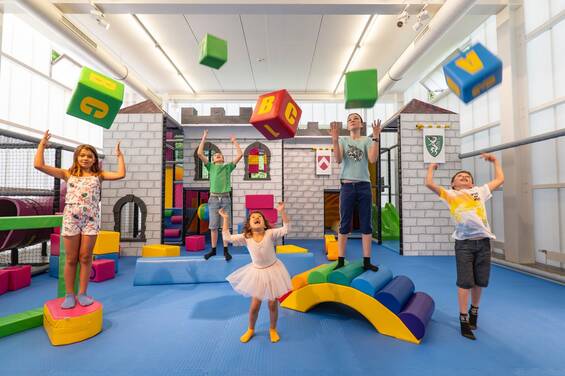 Indoor playground at Tierwelt Herberstein